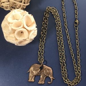 3FOR$25 Elephant Bronze Necklace Jewelry Style